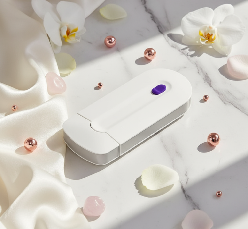 Depiladora IPL - Display elegante en mármol