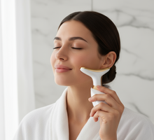 Cargar imagen en el visor de la galería, Mujer usando masajeador facial lifting
