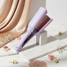 Cargar imagen en el visor de la galería, Rizador de ondas - Mármol y seda dorada 2
