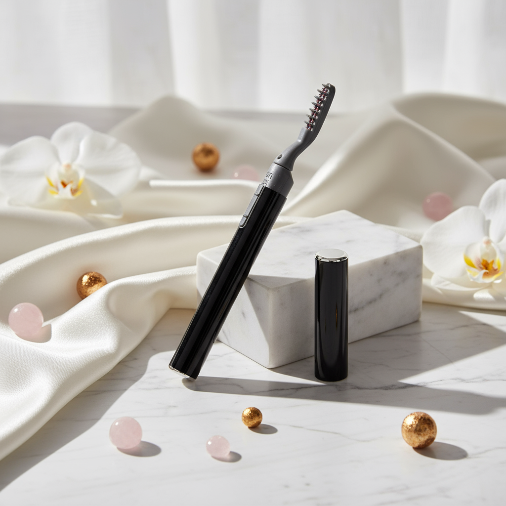 Rizador Térmico Pestañas - Apoyado en mármol