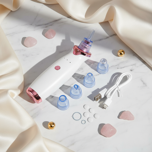 Succionador de poros con accesorios - Aesthetic